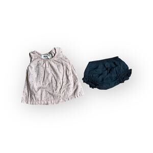 Go Gently Baby Girls Organic Cotton Diaper Set 0/3